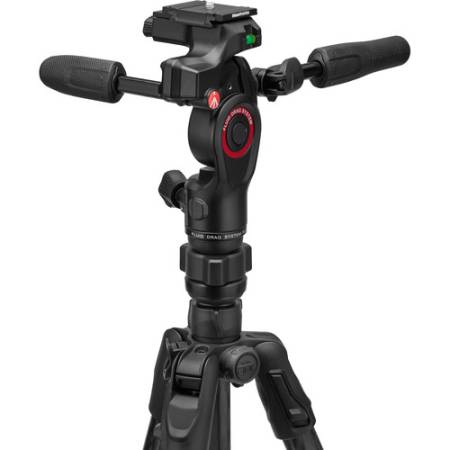 Manfrotto Befree GT PRO 3W Carbon - zestaw, statyw fotograficzny z włókna węglowego z głowicą, 31-150cm, udźwig 6kg_Głowica_2